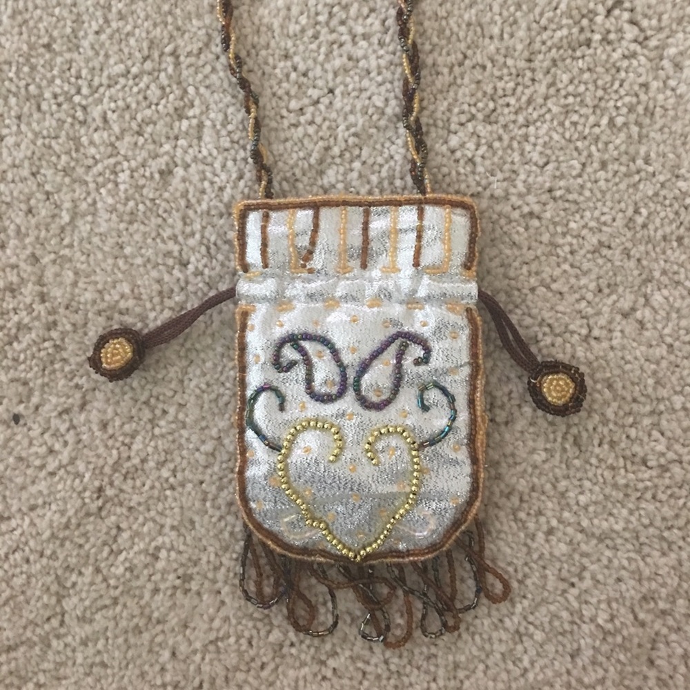❤️Beaded heart purse